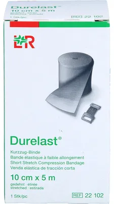 Produktbild von Durelast Kurzzugbinde 10cmx5m, 1 St BIN