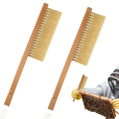Obrázek produktu pro Sada dvou kartáčů na úly s dřevěnou rukojetí