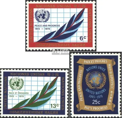 Produktbild von Briefmarken UNO - New York 1970 Mi 226A-228A (kompl.Ausg.) gestempelt UNO-Charta