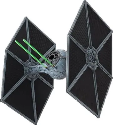 Zdjęcie produktu dla Revell Myśliwiec TIE - Model samolotu kosmicznego - Zestaw do montażu - 1:72 - Myśliwiec TIE - Obie płcie - Star Wars (01201)