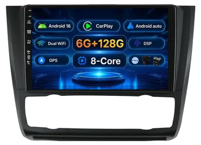 Obrázok produktu pre Autorádio pre modely BMW 1 Series E81, E82, E87, E88 (roky výroby 2004-2012) | Android 15, 6G RAM, 128G ROM, GPS, CarPlay, Bluetooth