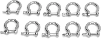 Obrázok produktu pre Bow Shackle, D-Ring Shackle, Chain Shackle, D-Ring Anchor, Stainless Steel Shackle, D-Shape Shackle