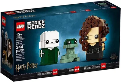 Zdjęcie produktu dla Zestaw LEGO BrickHeadz Harry Potter: Voldemort i Bellatrix
