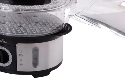 Image de ETA Cuiseur vapeur Steampot I 1000 W I 12,25 L Volume du récipient vapeur I Poignées isolées thermiquement I Indicateur de niveau d'eau I Sécurité thermique I Passe au lave-vaisselle