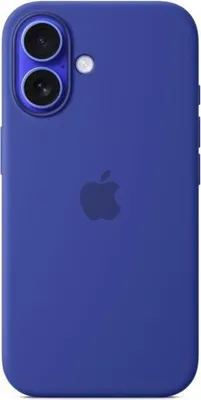 Image de Coque en silicone avec MagSafe pour iPhone 16, Ultramarine