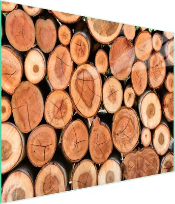 Image de Planche à découper en verre 52x30 bois