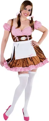 Produktbild von M212118-L-A braun Damen Trachtenkostüm Dirndlkleid Gr.L