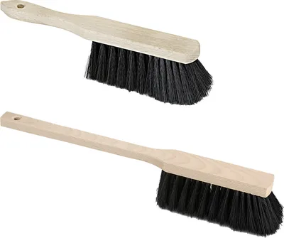 Produktbild von Set 1x Industriehandfeger 28 cm + 1x Langstielhandfeger Qualitätsmischung 43 cm