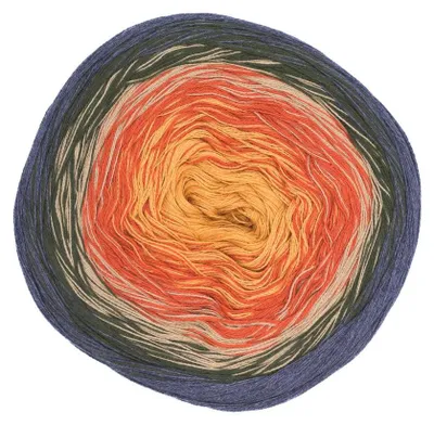 Obrázok produktu pre Hobby YARN – Flowy Charme Bobbel 250 g, 1000 m, 4-nitková priadza s farebným prechodom na háčkovanie a pletenie 218