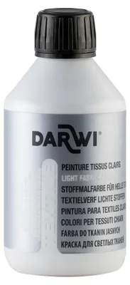 Image de Darwi - Darwi peinture textile Tex, 250 ml, blanc