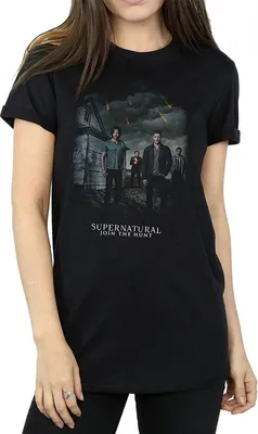 Produktbild von Supernatural - "Join The Hunt" T-Shirt für Damen BI1146 (S) (Schwarz)