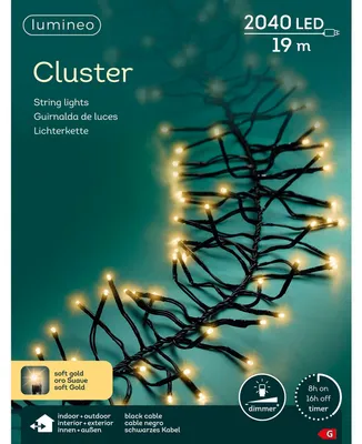 Zdjęcie produktu dla Lichterkette mit 2040 LEDS - 19M - Soft Gold - 2700K - IP44