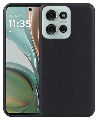 Produktbild von Für Motorola Moto G75 5G Silikon TPU Schutz Hülle Case Cover Flexibel dünn Schwarz
