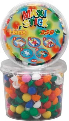 Obrázek produktu pro Hama Beads 9700, Kreativní souprava pro děti, 3 rok/roky, PVC, Vícebarevný, 250 kusů