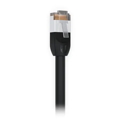 Produktbild von Ubiquiti UACC-CABLE-PATCH-OUTDOOR-8M-BK, 8 m, Cat5e, S/UTP (STP), RJ-45, RJ-45, Schwarz
