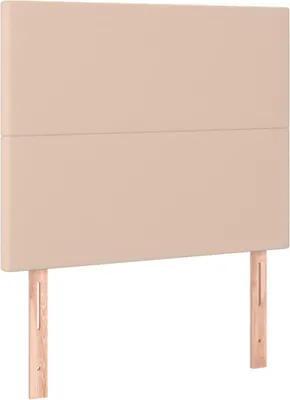 Produktbild von vidaXL Kopfteil Cappuccino 100x5x118/128 cm Kunstleder