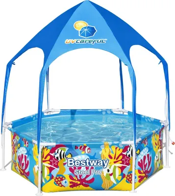 Produktbild von Bestway Steel Pro UV Careful Kinderpool 183x51 cm