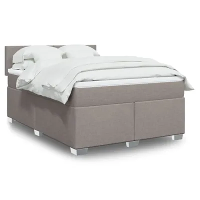 Produktbild von Maison Exclusive - Boxspringbett mit Matratze Taupe 140x200 cm Stoff