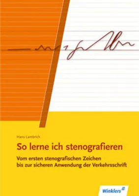 Produktbild von So lerne ich stenografieren