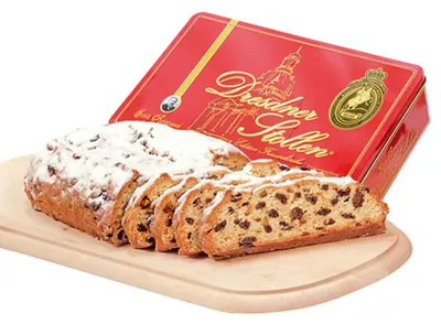 Produktbild von Emil Reimann Dresdner Stollen Dose 'Dresdner Frauenkirche' 1kg