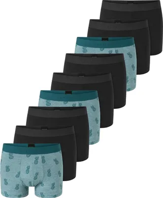 Produktbild von Schiesser 9er Pack 95/5 Organic Baumwolle Retro Short / Pant Sportlicher Logo-Webgummibund, Bequeme Beinausschnitte und ohne störende Nähte, Elastische Single-Jersey-Qualität