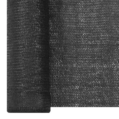 Produktbild von vidaXL Zaunblende Schwarz 1,2x10 m HDPE 195 g/m²
