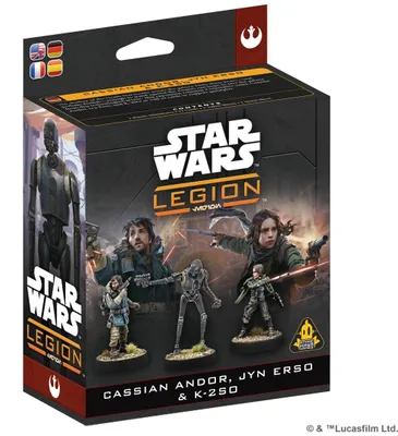 Immagine prodotto di Star Wars Legion Cassian Andor, Jyn Erso e K-2SO