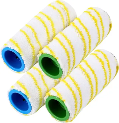 Produktbild von Ersatzrollen für Kärcher FC7 FC5 FC3D FC3 (Gelb) (4)