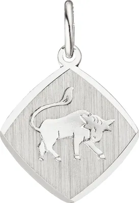 Produktbild von JOBO Anhänger Sternzeichen Stier 925 Sterling Silber matt Sternzeichenanhänger