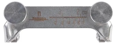 Leder-Schleifhilfe mit Winkeleinstellung, 60x20x25 mm, 36 g