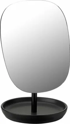 Immagine prodotto di Stelton Spiegel Fjord, Kosmetikspiegel, Steinzeug, Eisen, Black, 25 cm, 117
