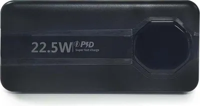 Produktbild von SiGN Powerful Powerbank with Built-in Cables, 10000mAh - Black
