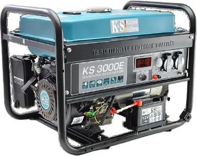 Produktbild von KS 3000E Stromerzeuger Generator Benzin Notstromaggregat 3000 Watt mit E-Start