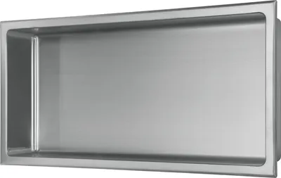 Produktbild von Edelstahl Wandnische 30 x 90 cm (gebürstet)
