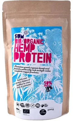 Zdjęcie produktu dla Protein konopny- ORGANIC - 500 g Protein konopny - naturalny