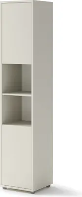 Produktbild von MEBLINI Schrank für Schrankbett Bed Concept - Hochschrank mit Ablagen und Fächern - Nachttisch - BC-08 - Kaschmir