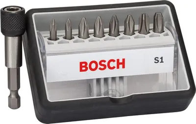 Produktbild von 8+1-tlg. Schrauberbit-Set, Robust Line, S PH, Extra Hard-Ausführung
