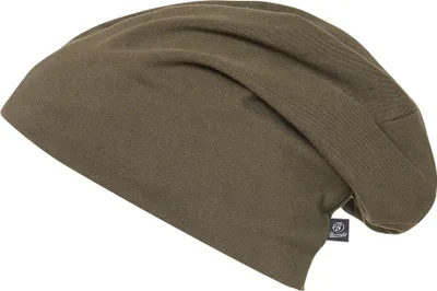 Produktbild von Brandit Beanie Jersey oliv, XS/S