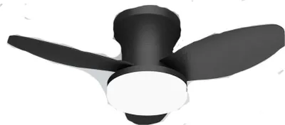 Obrázok produktu pre Stropný ventilátor, reverzibilný motor DC, 6 rýchlostí, BLACK-88CM