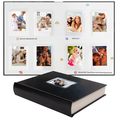 Produktbild von Fotoalbum mit 128 Fächern für Fujifilm und Polaroid Kameras