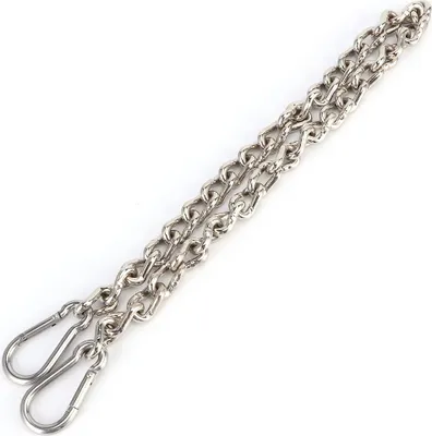 Produktbild von Tragfähige Verlängerungskette für den Außenbereich, geeignet für Schaukeln, Sandsäcke, Hängematten und Hängesessel, rostfrei (Kettenschnalle für Bergsteigen)