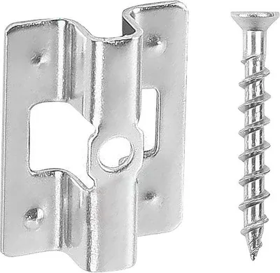 Obrázok produktu pre 100 kovových spôn na terasové dosky, upevňovacie spony na terasové dosky, spony na WPC, 8/9/10 mm kov, rozsah upnutia 8 mm
