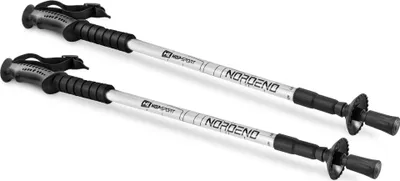 Produktbild von Hop-sport Trekingové palice Nordend Strieborné | Palice Nordic Walking | Teleskopické palice