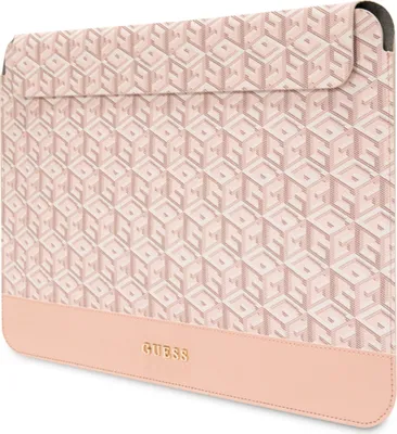 Produktbild von Guess PolyurethanG Cube Computer Sleeve 13/14" Pink
