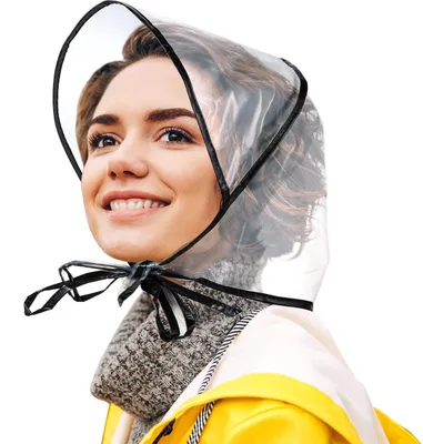 Imagen del producto de Cubrecabezas impermeables con visera, 12 unidades, tamaño M, para mujer