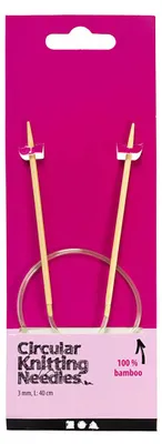 Image de Entreprise créative pour aiguilles à tricoter 3 mm, 40 cm