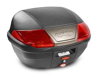 Produktbild von KAPPA Topcase "K400" Monolock, 40 l Inha schwarz / titanium, Reflektor rot