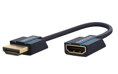 Productafbeelding van Clicktronic HDMI Flexadapter, zwart (verpakking: 1 stuks, vouwdoos)