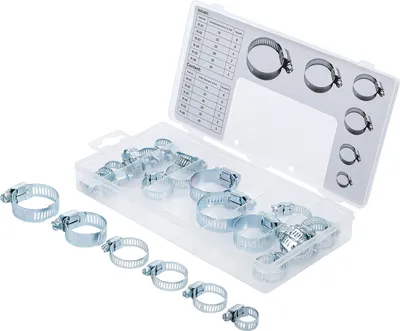 Immagine prodotto di BGS Assortimento di fascette stringitubo fai da te 25 pezzi.