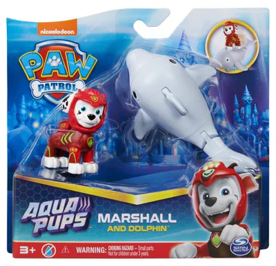 Zdjęcie produktu dla PAW Patrol PAW VHC Hero Pups Aqua Marshall GML, 3 lat(a), Szary, Czerwony